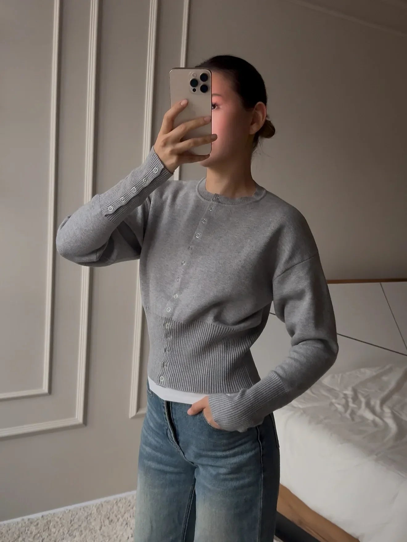 Pink Twist Cotton Long Sleeve Knitted Cardigan Women Simple Button Casual Preppy Style Jumper Sweet Cute Simple Sweater Top New