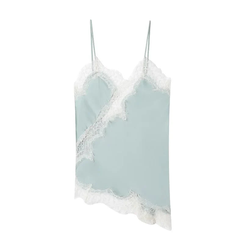 MUJER Black Lace Tops for Women Camisole Sexy Backless Tops Woman 2025 Summer Sleeveless Women's Tops Straps Beach Top Female