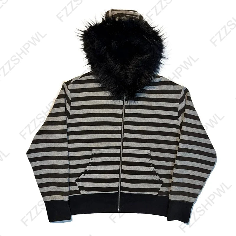 Gothic Y2K Women's Chic Hoodie Sexy Slim Casual Solid Color Female Cropped Sweatshirt Grunge Punk Vintage Aesthetics Streetwear