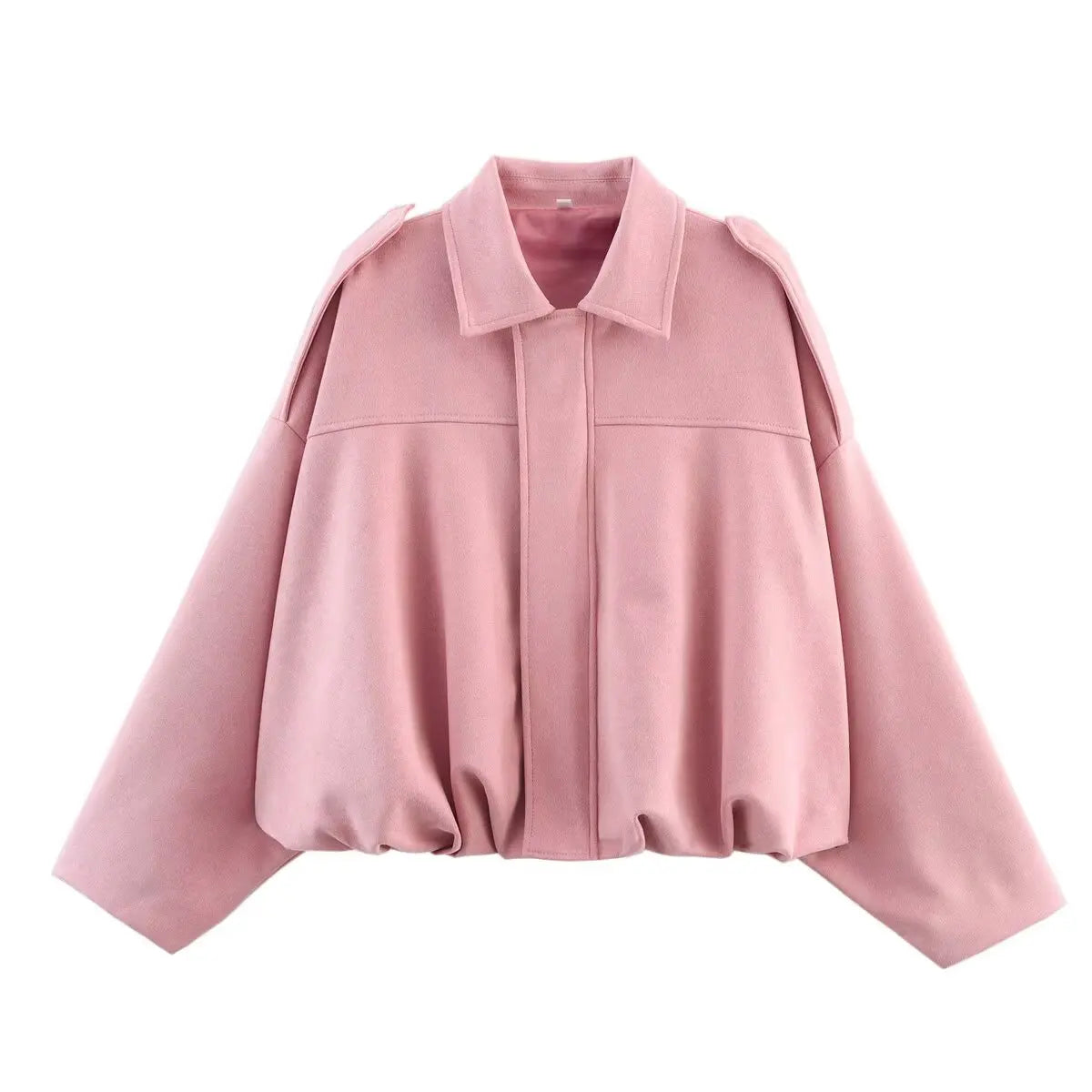 Vintage Women Green Oversize Bomber Jackets 2026 Fashion Ladies Elegant Loose Soft Outfits Jacket for Party Female Chic Clothes
