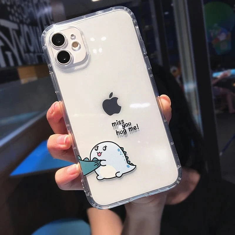 Cute Cartoon Dinosaur iPhone Case
