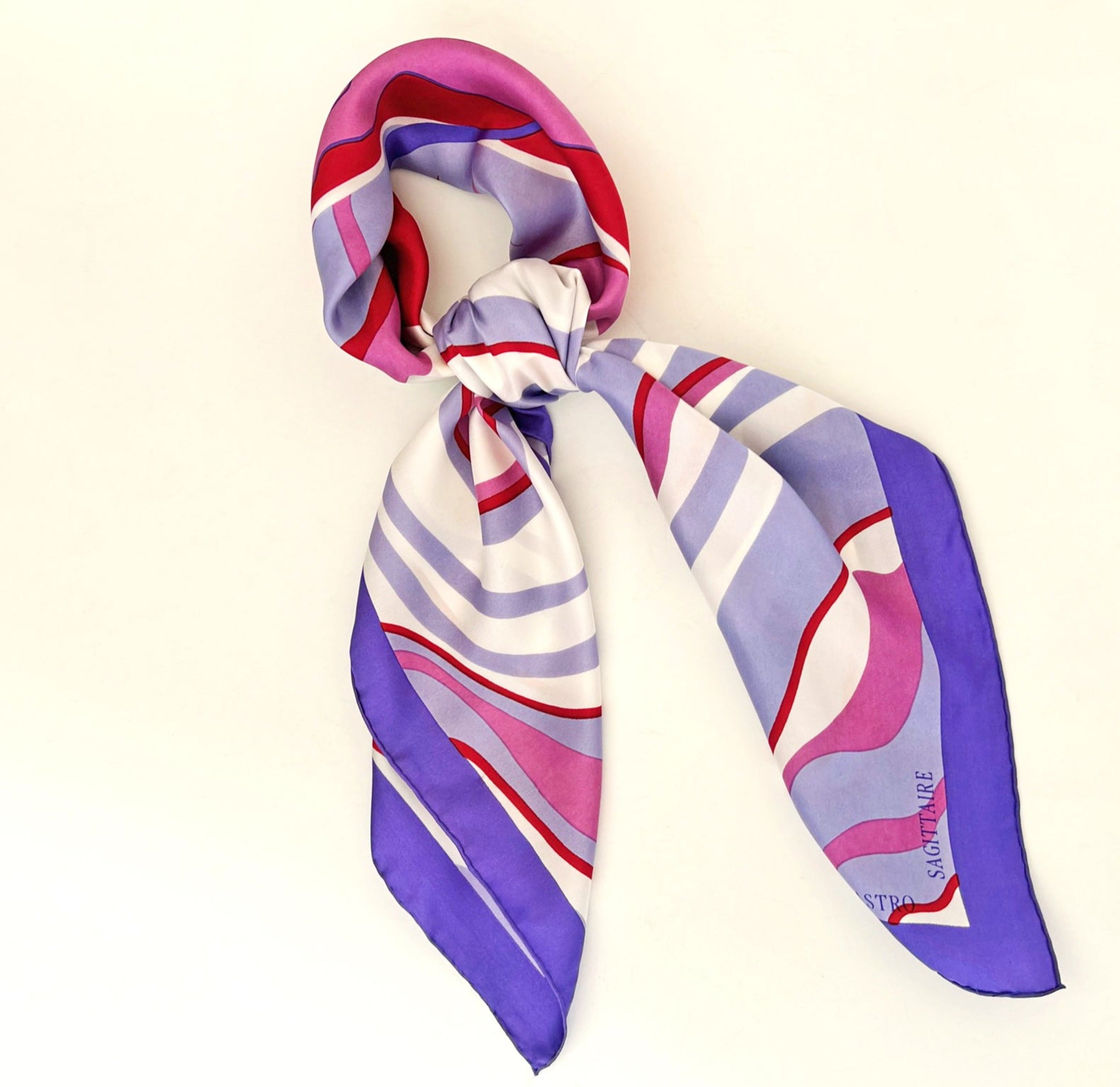 SAGITTARIUS SILK SCARF - JACQUES LECONTE