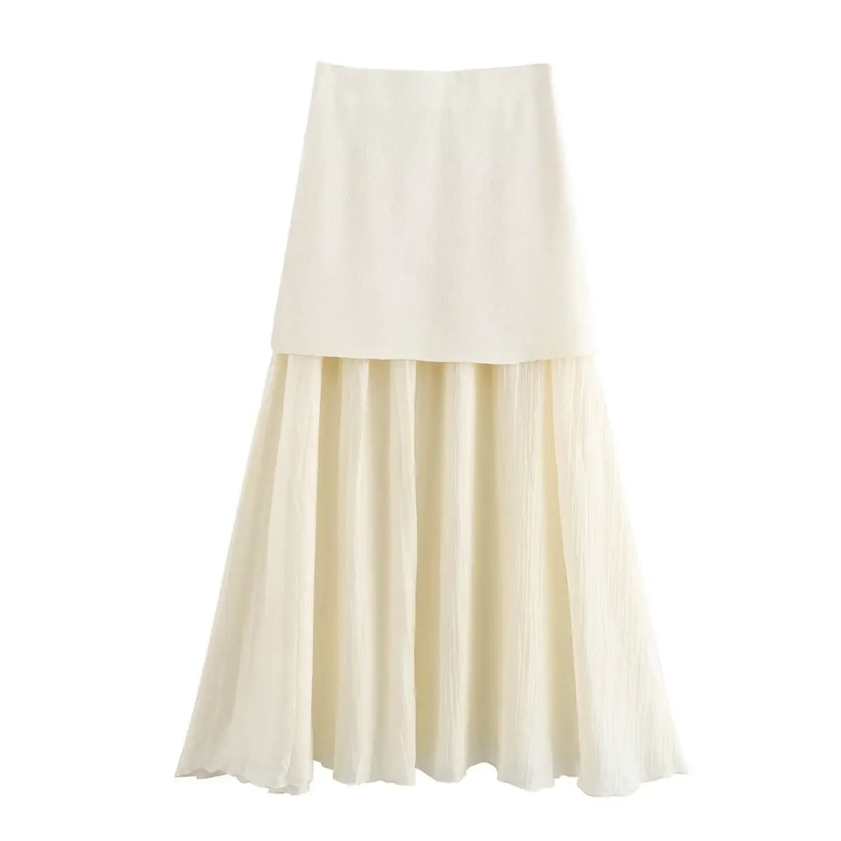 HH 2025 Women Skirt Set Wine Red Knitted V-Neck Sleeveless Slim Vest +Solid High Waist Zipper Patchwork Long Skirt Street