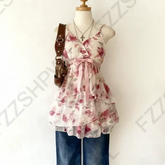NEW Cute Fashion Y2k Tank Top Solid color Streetwear High street Sleeveless Top Classic Minimalist Chic Casual Camis Unique