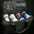 Black Leather Sneaker Duffle