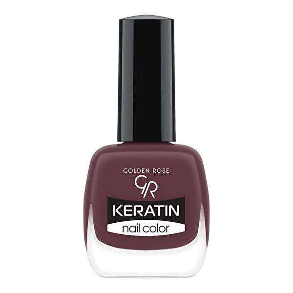 Golden Rose Keratin Nail Polish No:119 - Long-Lasting Nail Color with Keratin Enriched Formula