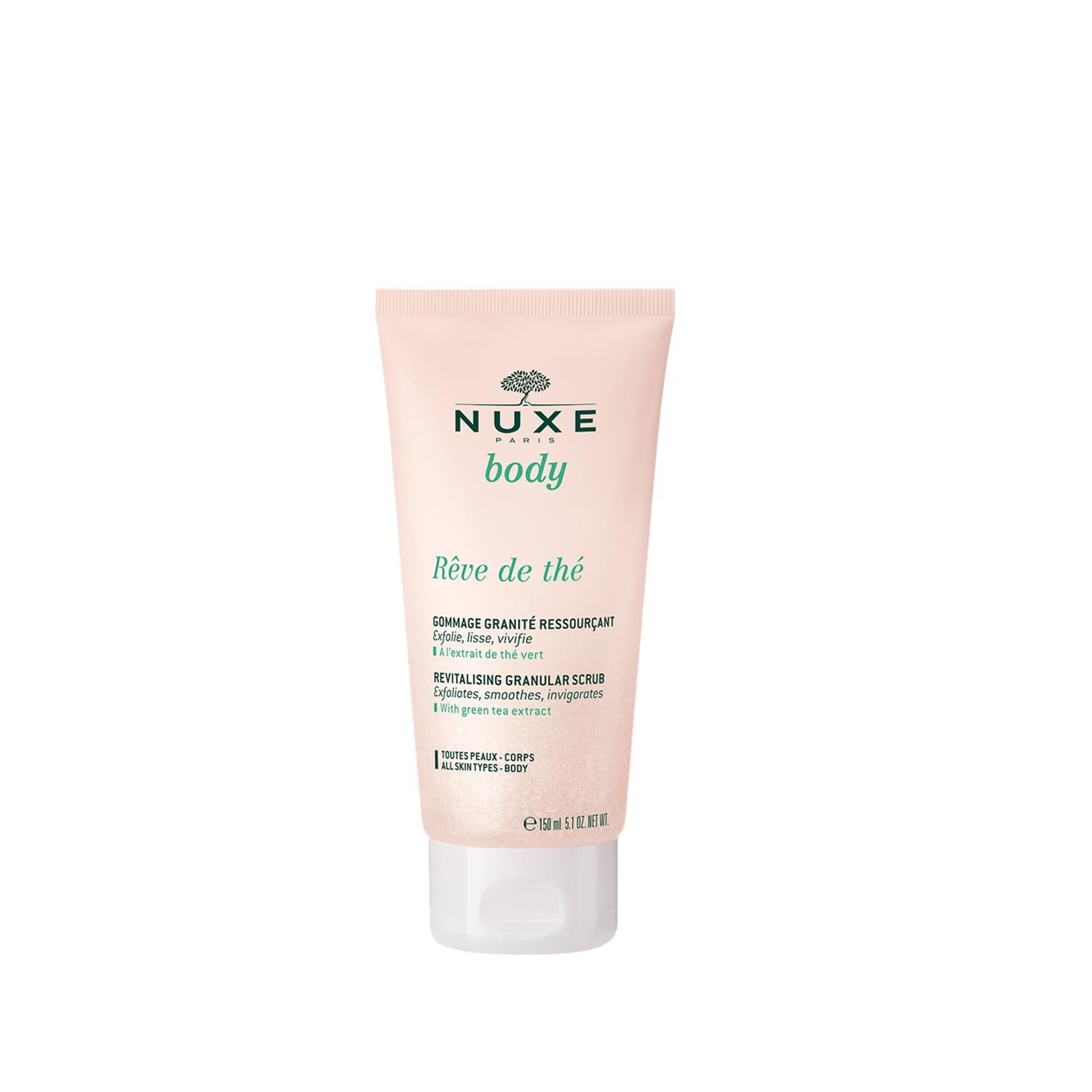 Nuxe Body Reve De The Body Scrub 150ml - Exfoliating & Nourishing Skin Care for Smoother Texture