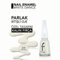 Flormar High Pigment White Nail Polish: Long Lasting, Chip Resistant, Glossy Finish & Enriched with Minerals for Nail Care