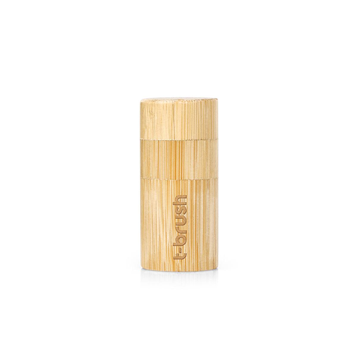 T-Brush Activated Charcoal Bamboo Dental Floss - Eco-Friendly, Vegan, Plastic-Free - Freshens Breath & Prevents Plaque