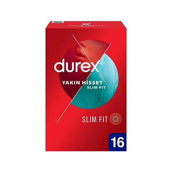 Durex Slim Fit Condoms: Enhance Sensitivity & Pleasure - Extra Lubricated, Thin Design for STD Protection