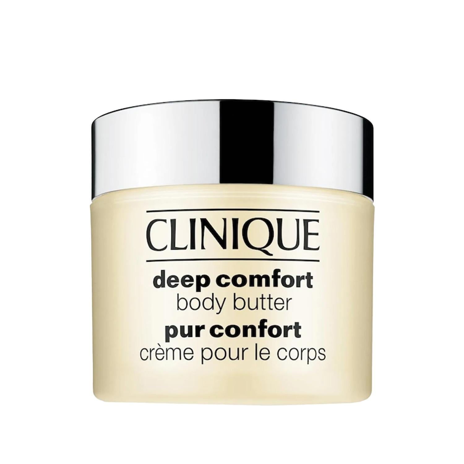 Clinique Deep Comfort Body Moisturizer - Intensive Hydration for Dry Skin Relief, 6.76 fl oz