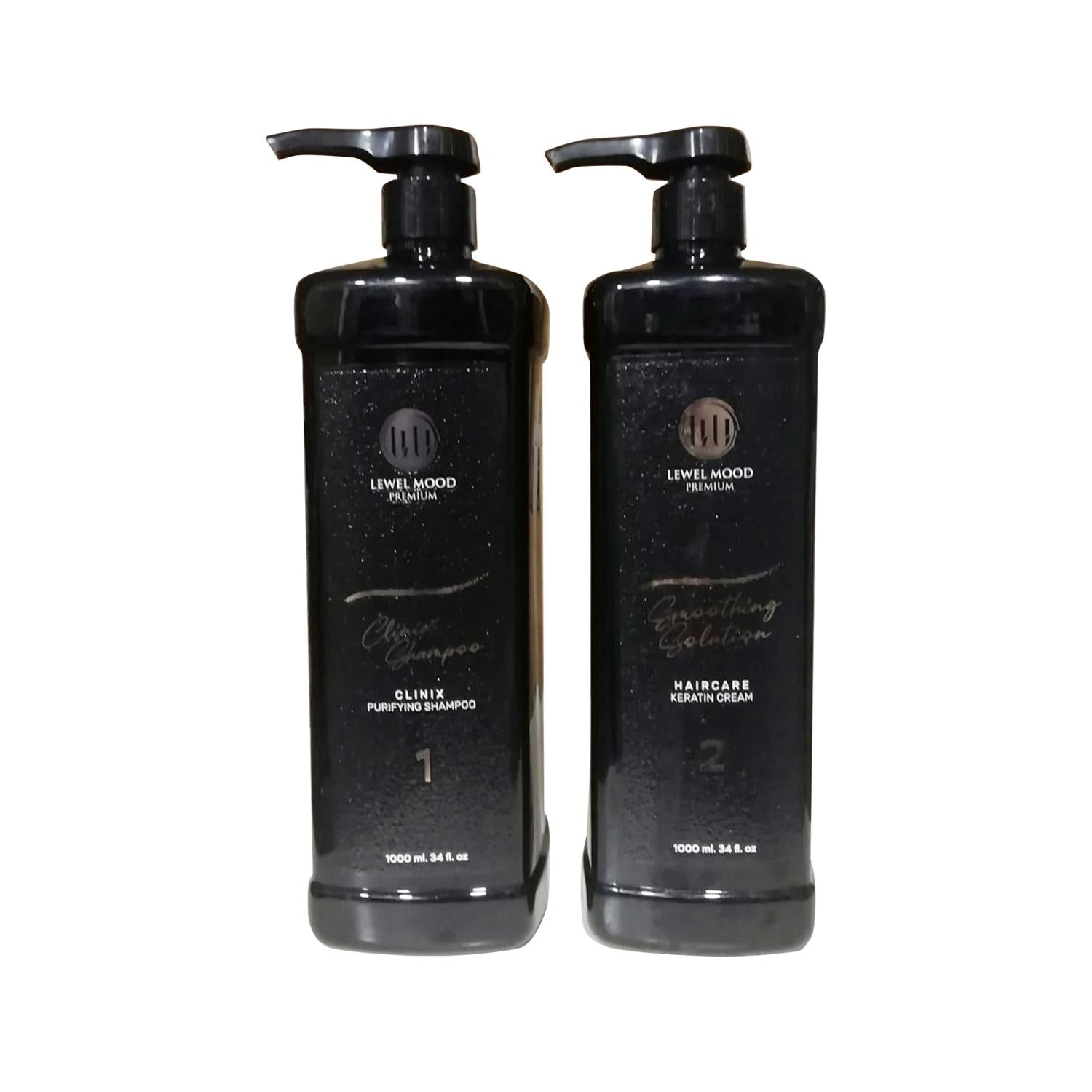 Lewel Mood Premium Keratin Hair Care Set - Smoothing Solution for Frizzy & Damaged Hair