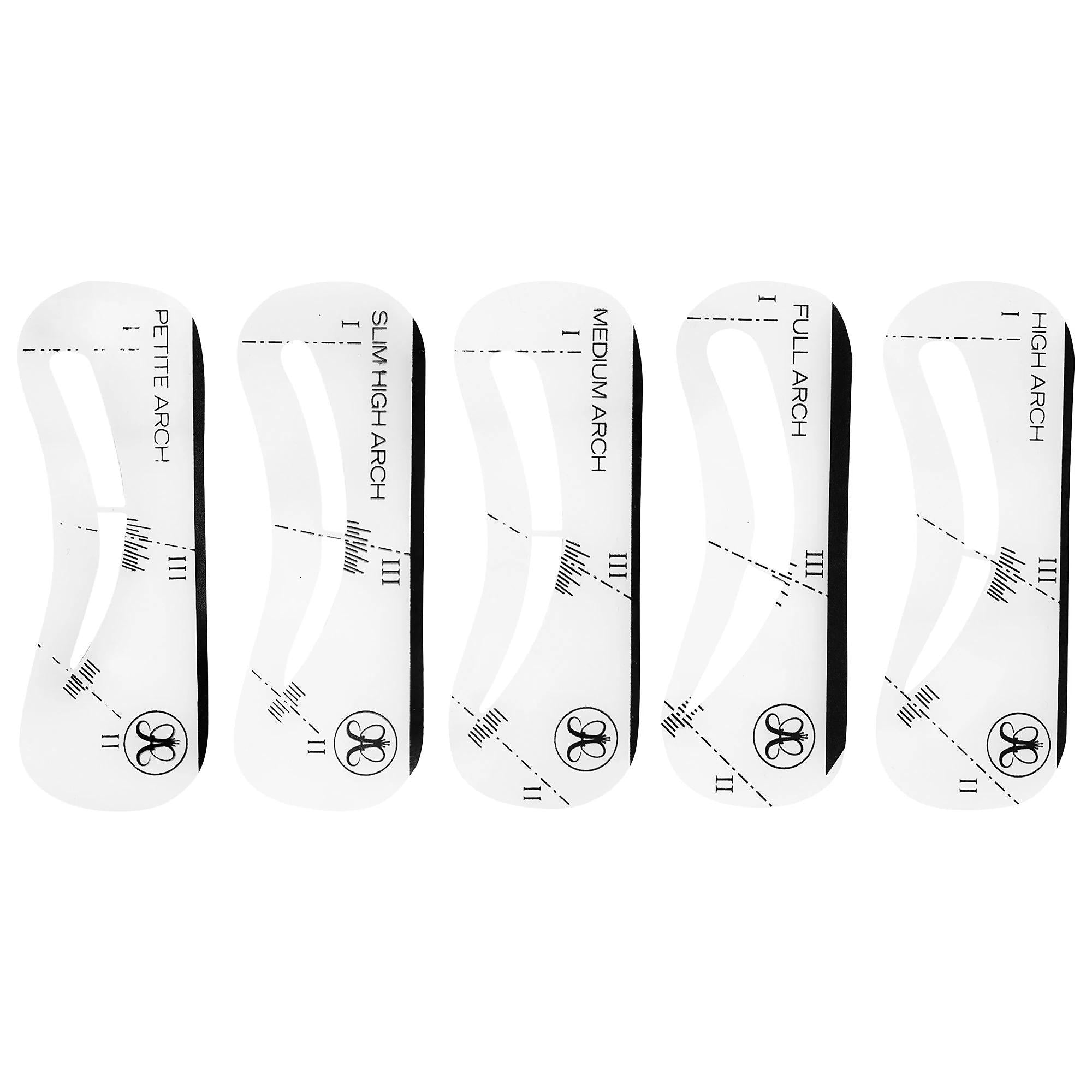 Anastasia Eyebrow Shaping Stencil Set - 5 Shapes for Perfect Brows at Home