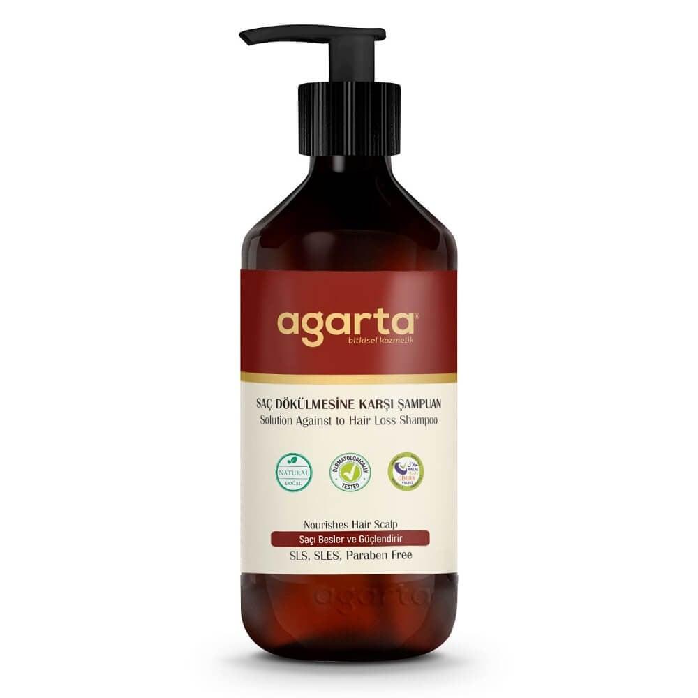 Agarta Anti-Hair Loss Shampoo 400ml - Natural Hair Care, Sulfate-Free, Promotes Healthy Hair Growth
