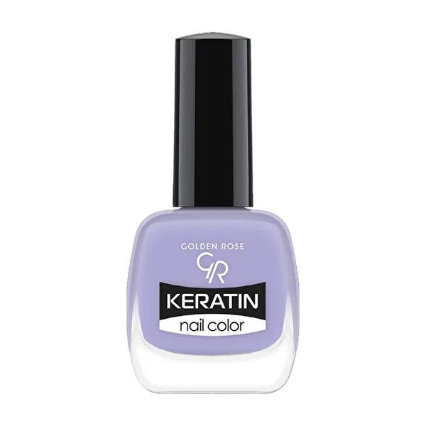 Golden Rose Keratin Nail Polish - Long-Lasting Color & Nourishing Formula