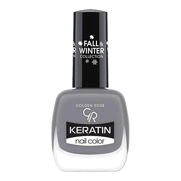 Golden Rose Keratin Nail Polish - Long Lasting Vibrant Colors for Fall & Winter
