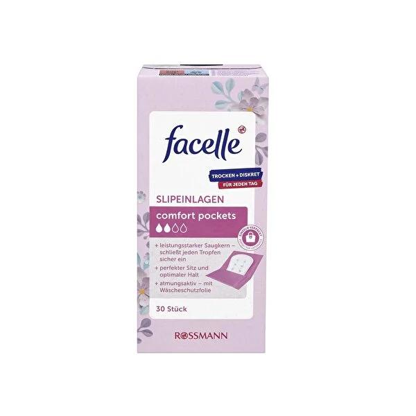 Facelle Daily Pads Normal 30 Count - Breathable, Comfortable Feminine Hygiene Products for Women