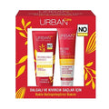 Urban Care Hibiscus Curly & Wavy Hair Care Set: Define Curls, Reduce Frizz with Shea Butter & Keratin - 250ml Shampoo + 175ml Cream