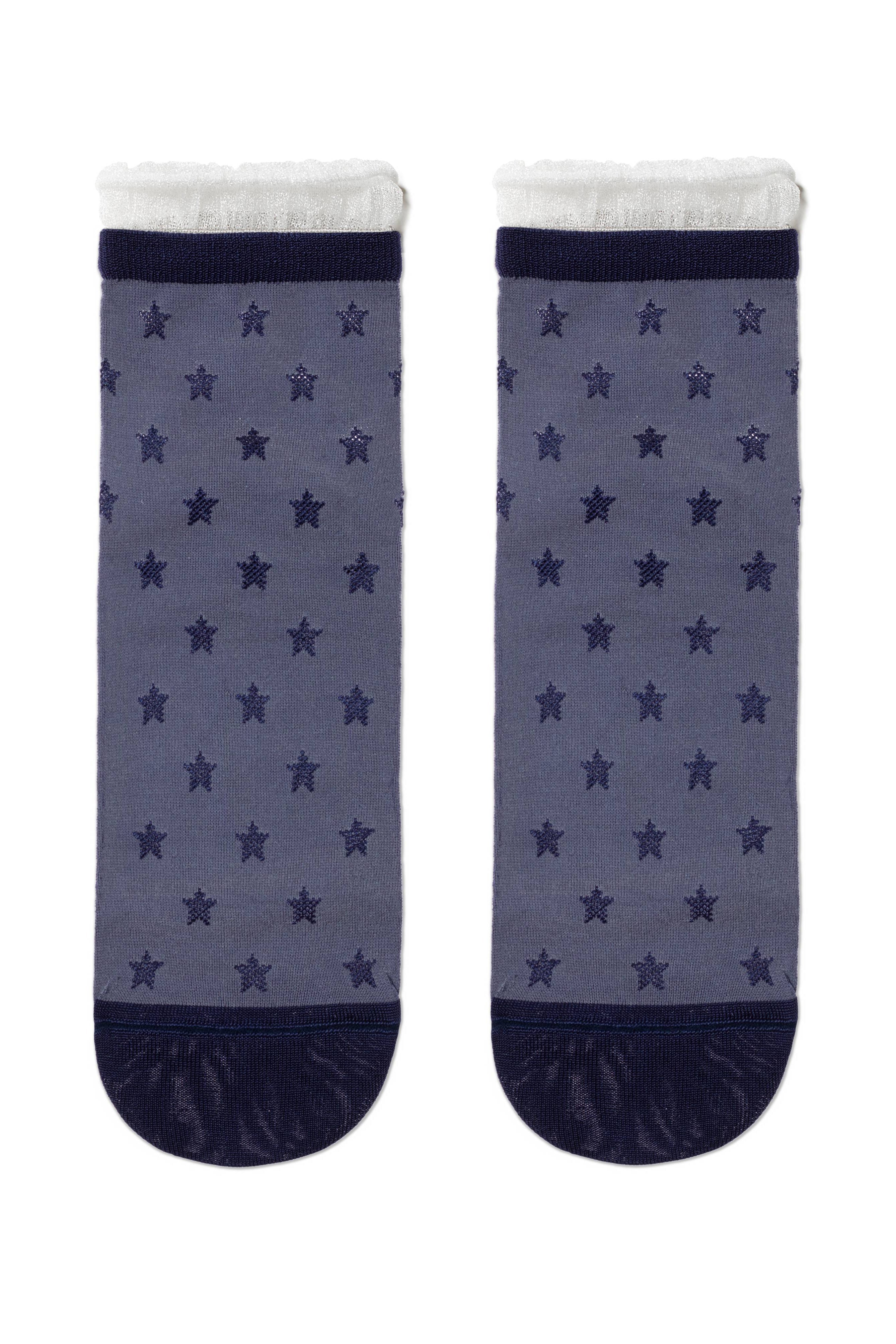 Conte Socks Classic - 491 Decorative Transparent Mesh
