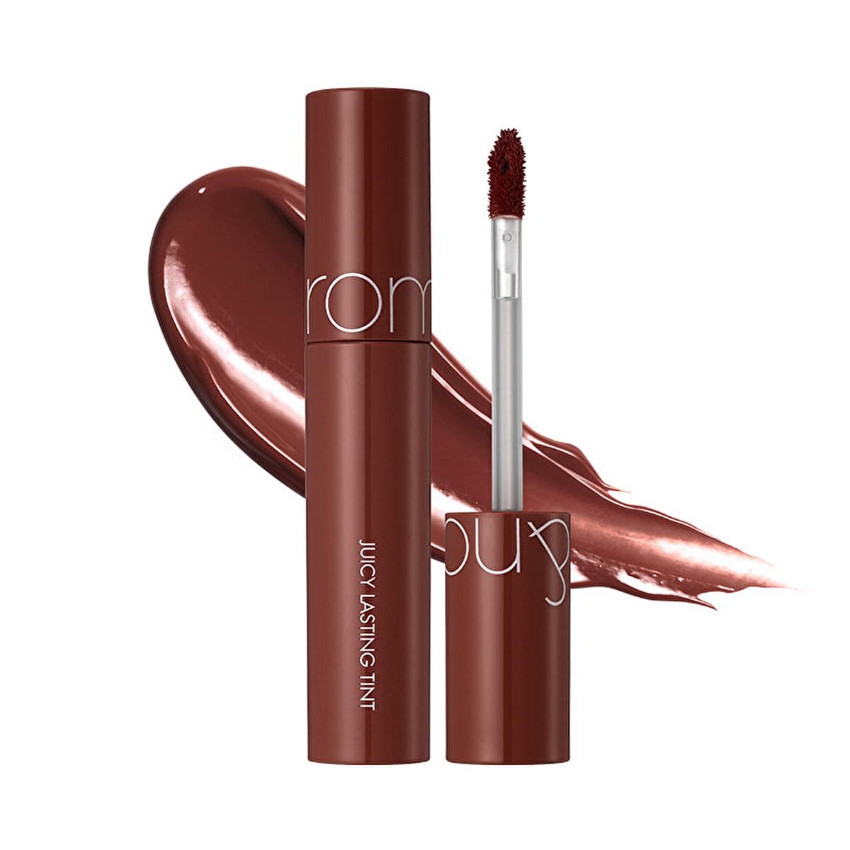 rom&nd Juicy Lasting Tint: Dark Coconut - Korean Lip Tint for Glossy, Hydrated & Long-Lasting Color