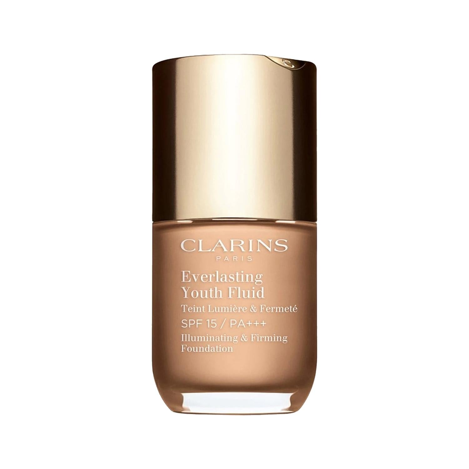 Clarins Everlasting Youth Fluid Foundation: Achieve a Flawless, Youthful Look with Full Coverage & Anti-Aging Benefits