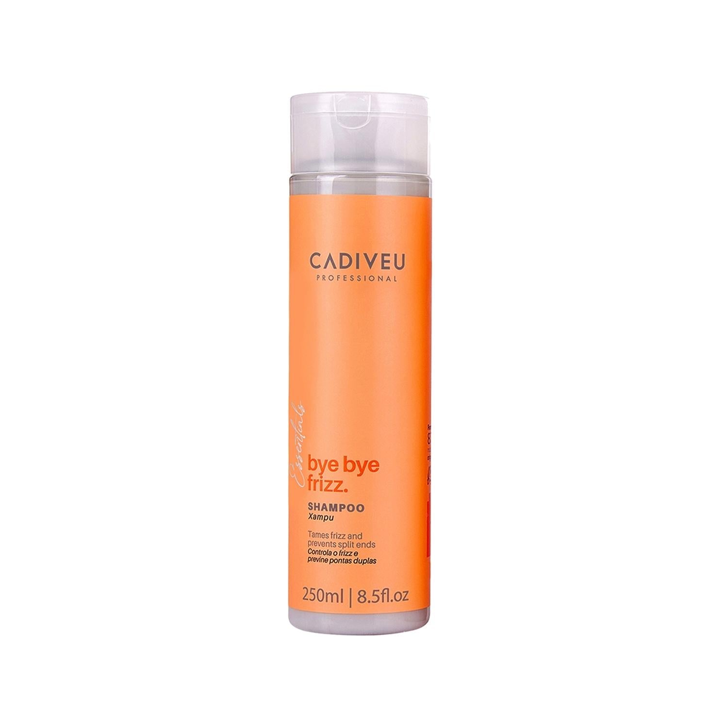 Cadiveu Essentials Bye Bye Frizz Shampoo 250ml - Anti-Frizz Hair Care for Smooth Manageable Hair
