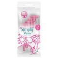 Gillette Venus Basic Disposable Razors - 5 Pack - Smooth Skin & Comfort - Women's Razor, Travel-Friendly & Affordable Shaving