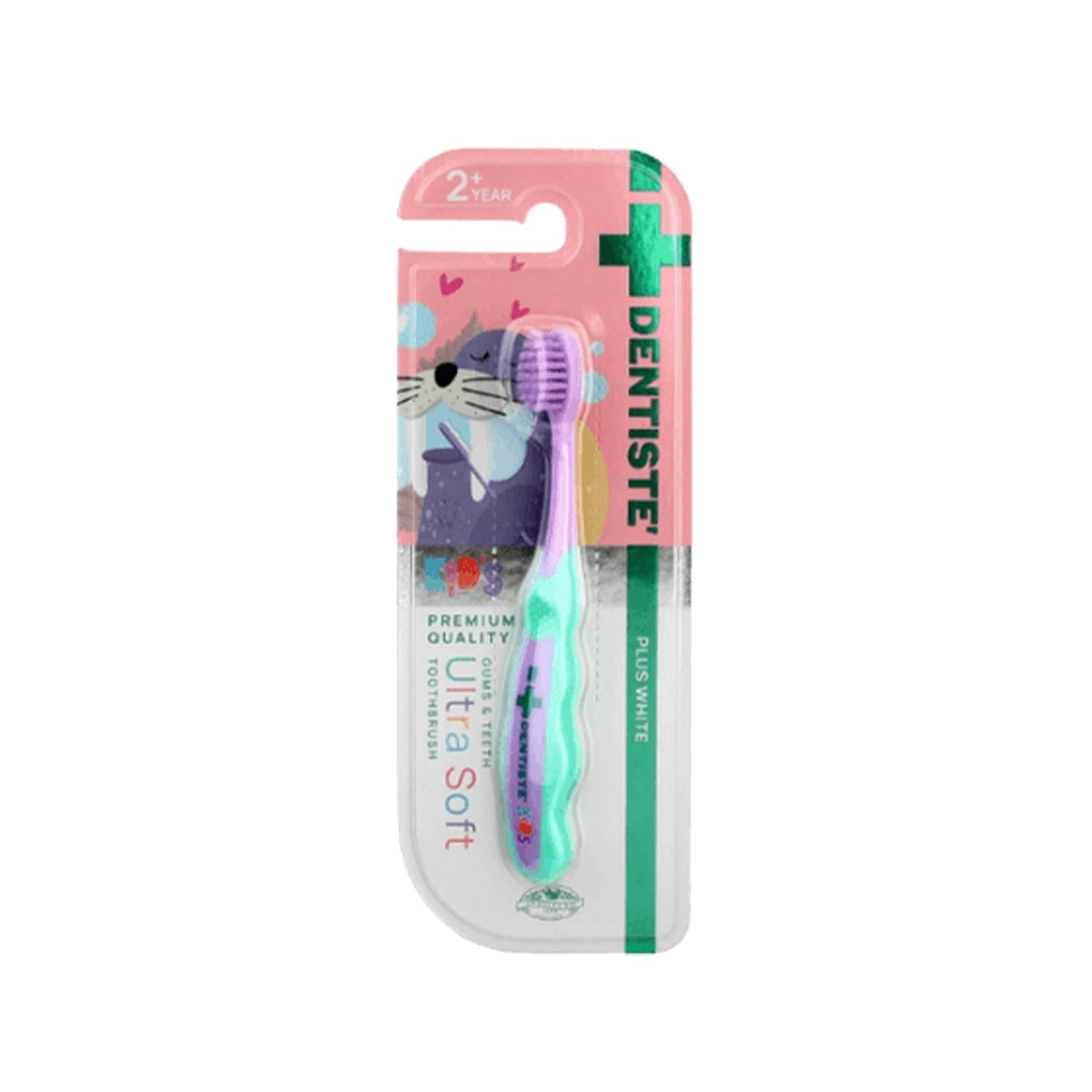 Dentiste Kids Plus White: Ultra Soft Toothbrush for Toddlers & Children - Gentle Dental Care