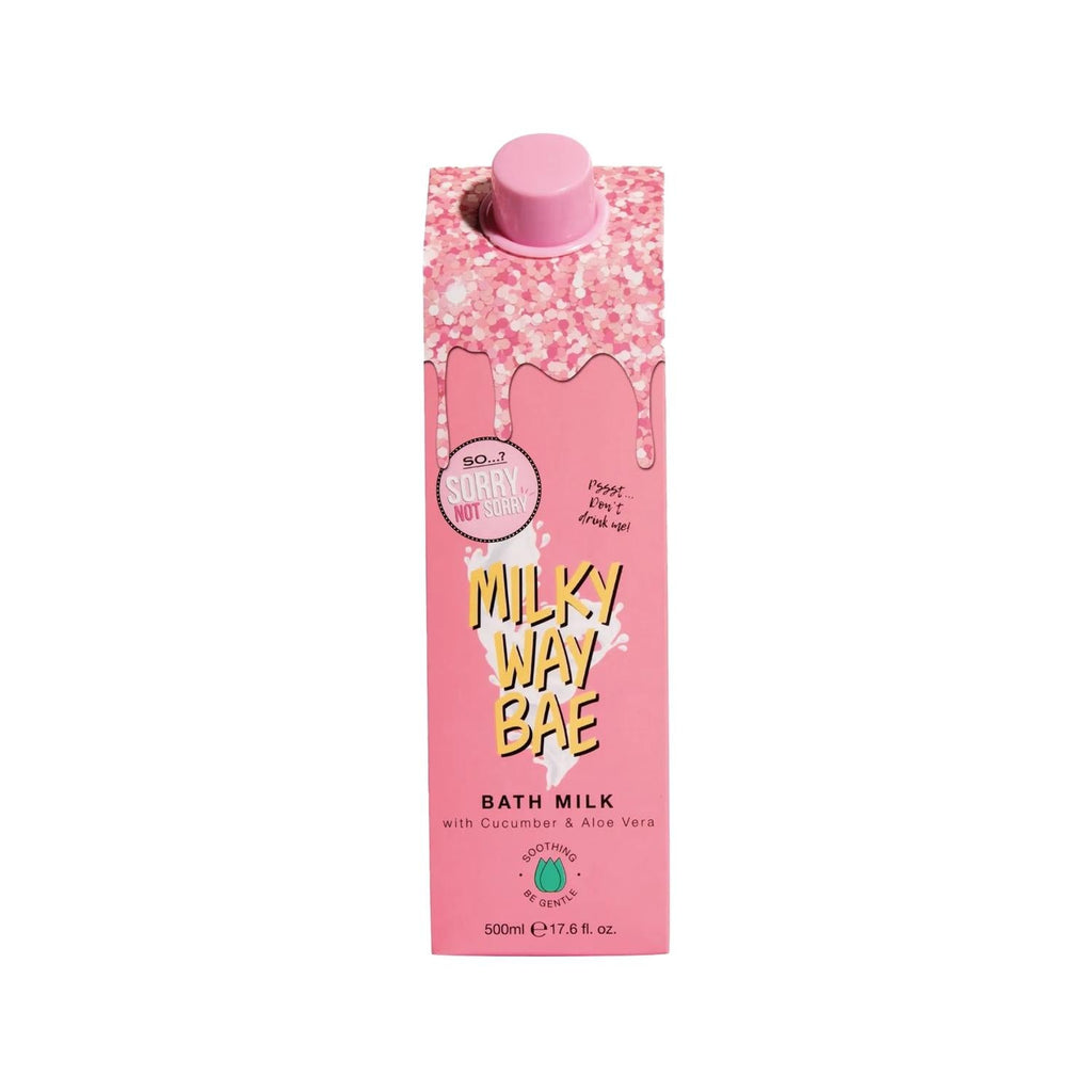 So...? Sorry Not Sorry Milk Vibes Bath Milk - Luxurious 500ml Moisturizing Bath Experience for Dry Skin