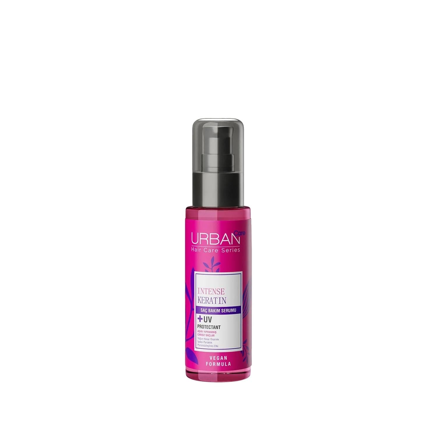 URBAN Care Intense Keratin Hair Care Serum for Damaged Hair Repair - 2.54 fl oz