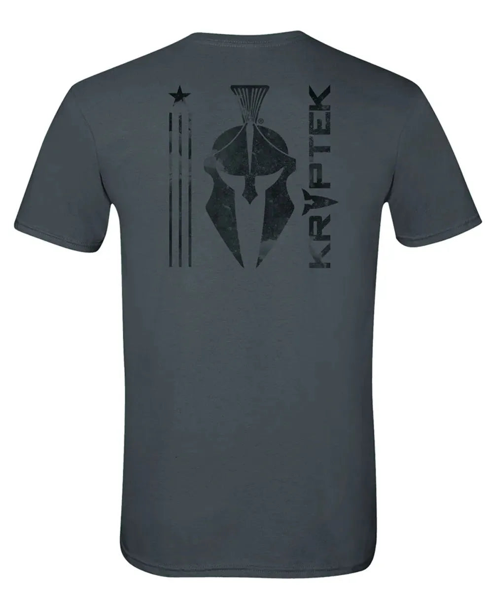 Kryptek Simple Flag Spartan - Mens T-Shirt (Closeout)
