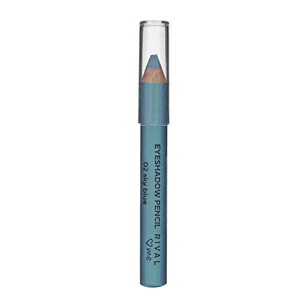 Rival Loves Me Far Kalemi Eyeshadow - Iridescent Sky Blue Makeup for Versatile Eye Decoration