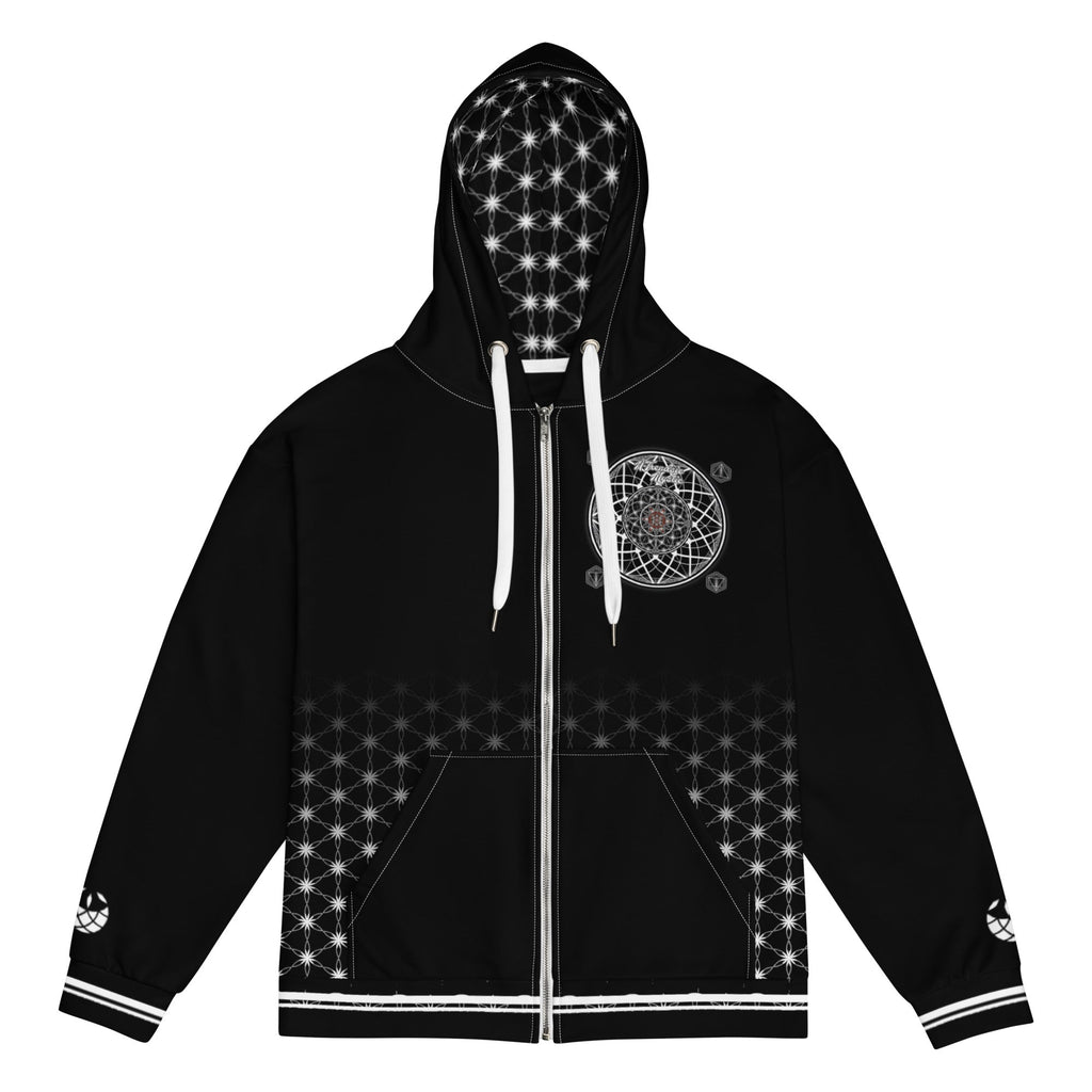 Sacred Geometry Unisex Zip Hoodie | Mystic One Design