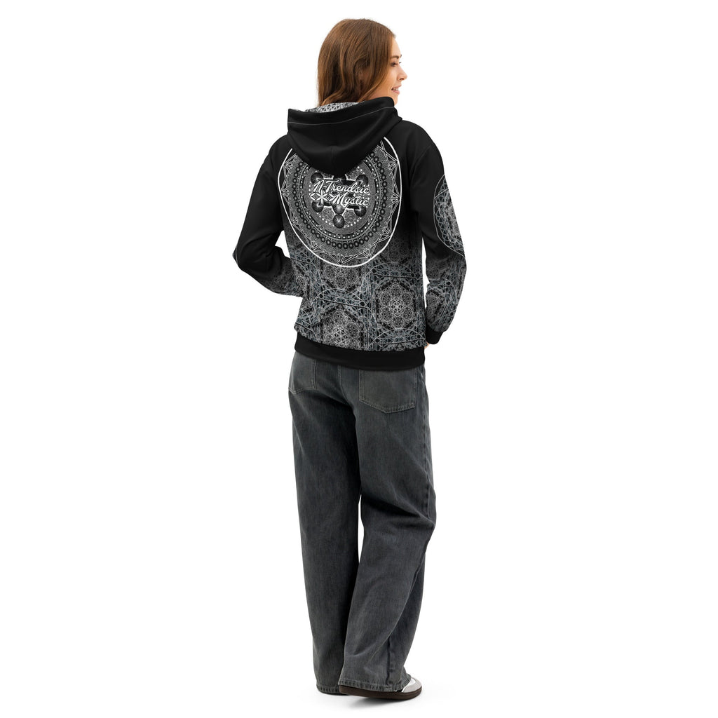 Keystone Matrix | Unisex Cotton AOP Hoodie | NTrendSic Mystic