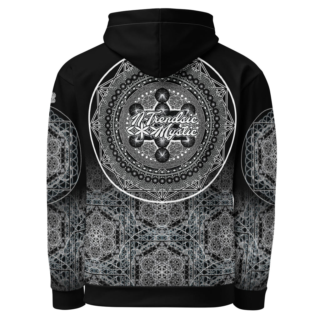 Keystone Matrix | Unisex Cotton AOP Hoodie | NTrendSic Mystic