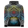 Resonant Architect | SATOR Geometry Cotton Hoodie | Unisex Pullover | Unisex Cotton AOP Hoodie