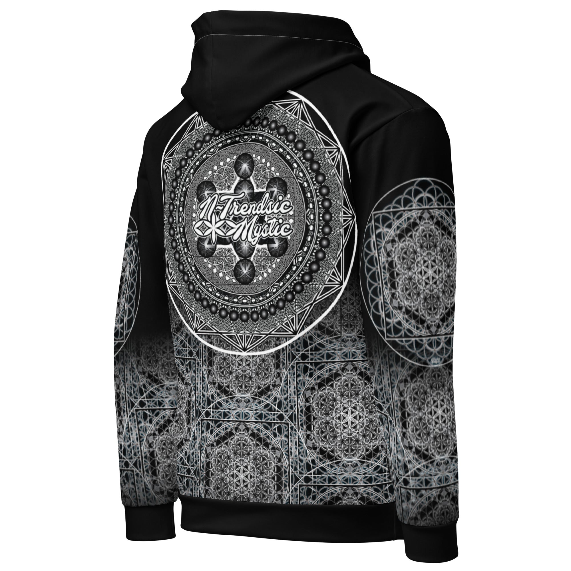 Keystone Matrix | Unisex Cotton AOP Hoodie | NTrendSic Mystic