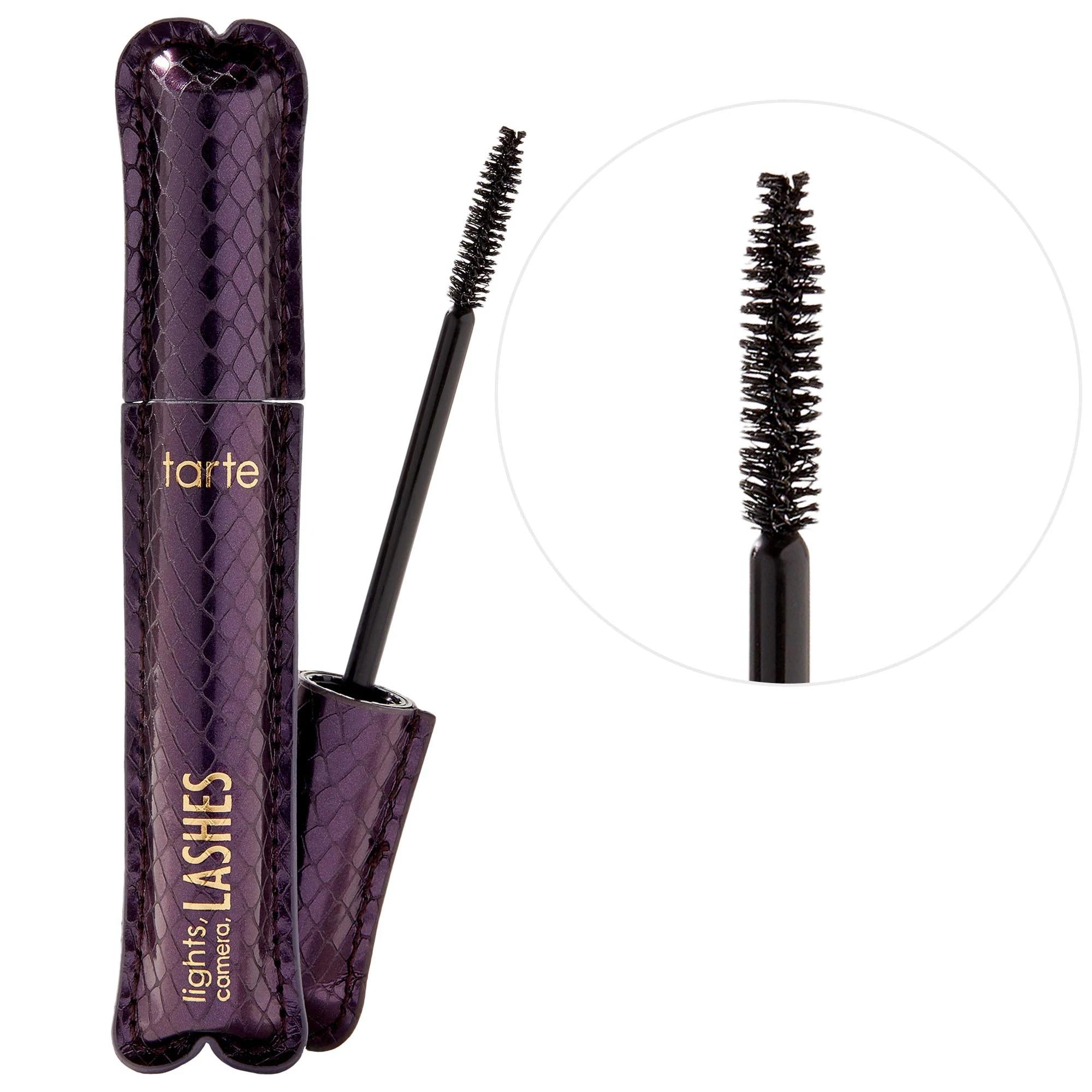Lights, Camera, Lashes 4-in-1 Vegan Mascara - Lengthens, Volumizes, Curls & Conditions Lashes, Smudge-Proof & Cruelty-Free