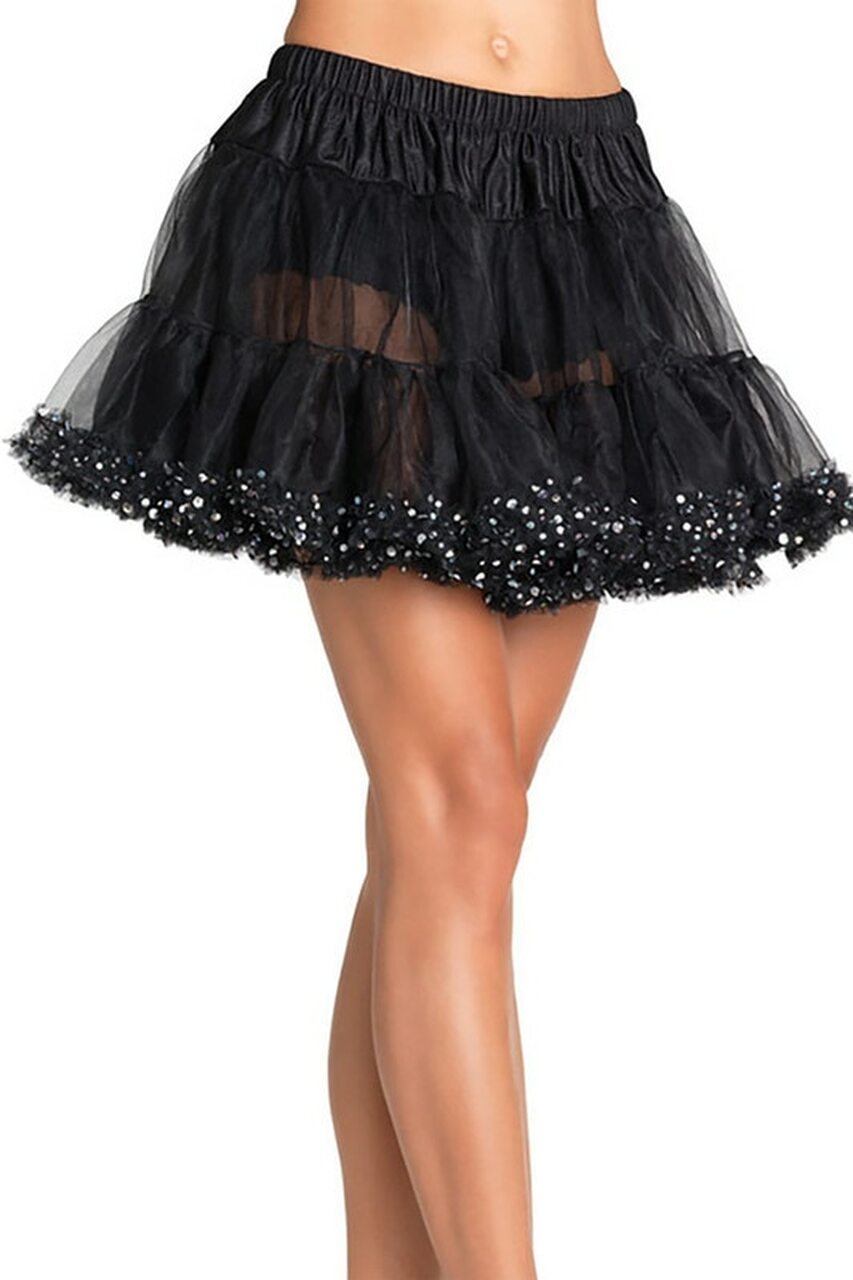 Sequin Trimmed Petticoat