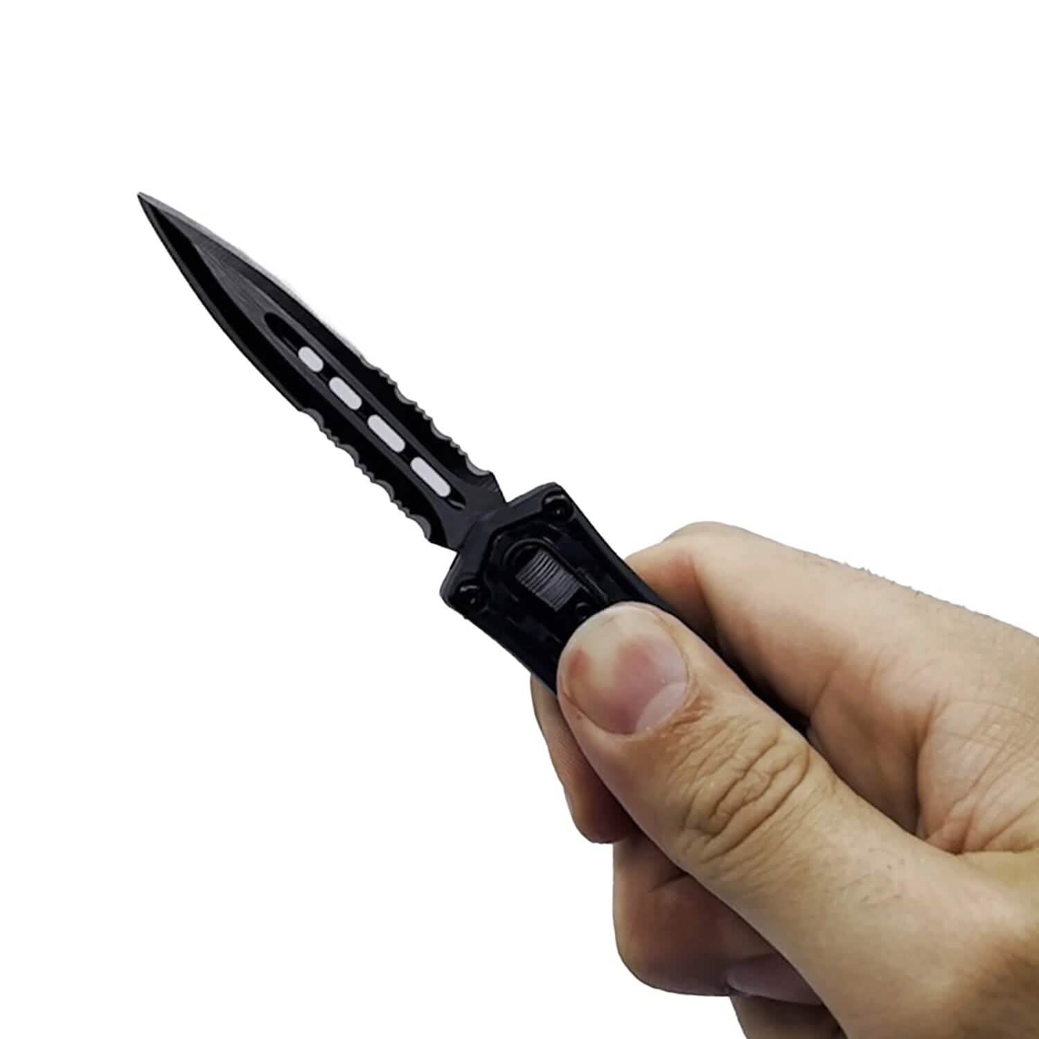 2-Pack: Automatic OTF Double Edge Knife