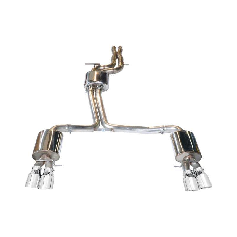 AWE Tuning Audi B8 S5 4.2L Touring Edition Exhaust System - Polished Silver Tips