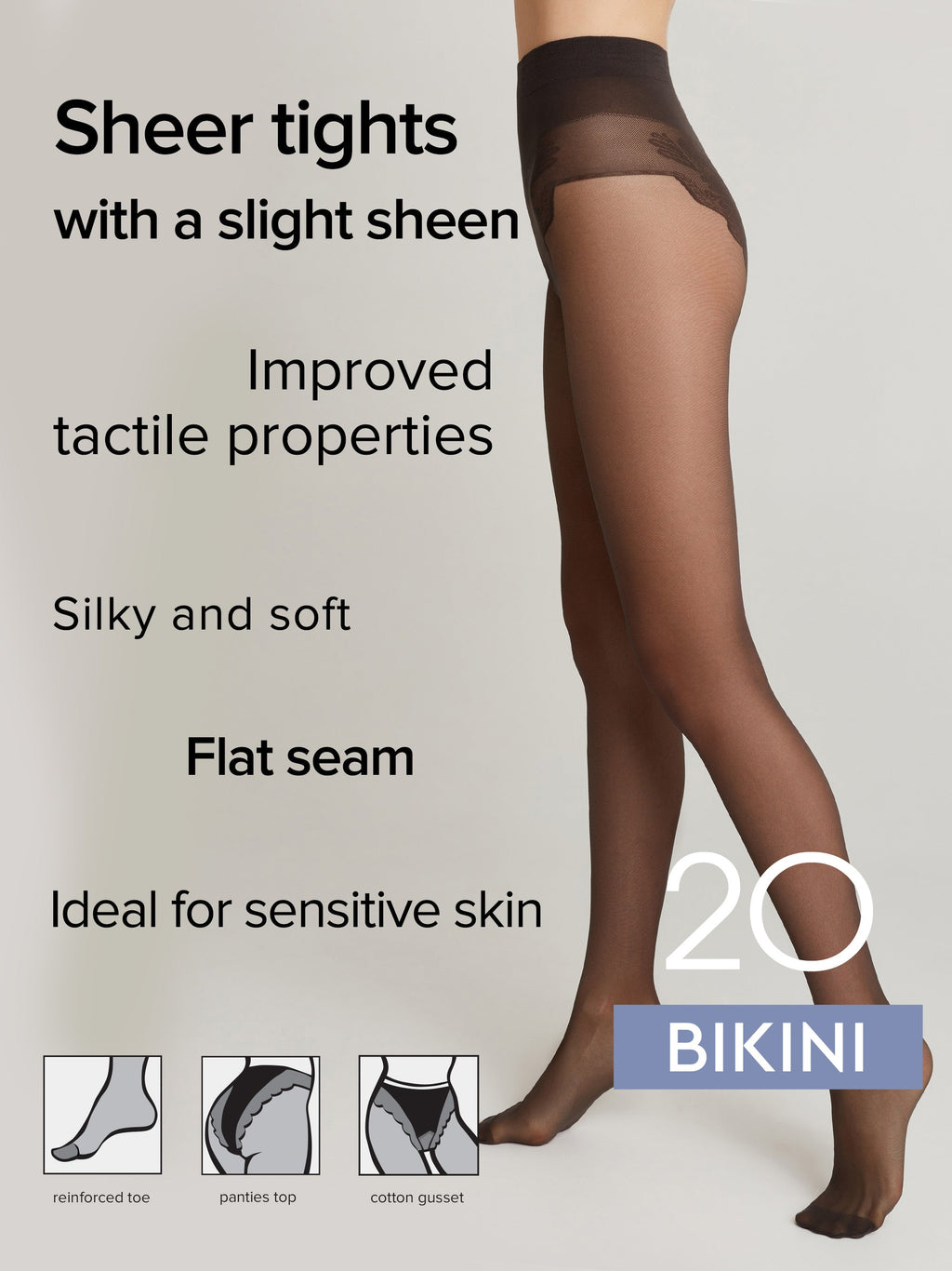 Tights Conte Bikini 20 Den - Ajour Top