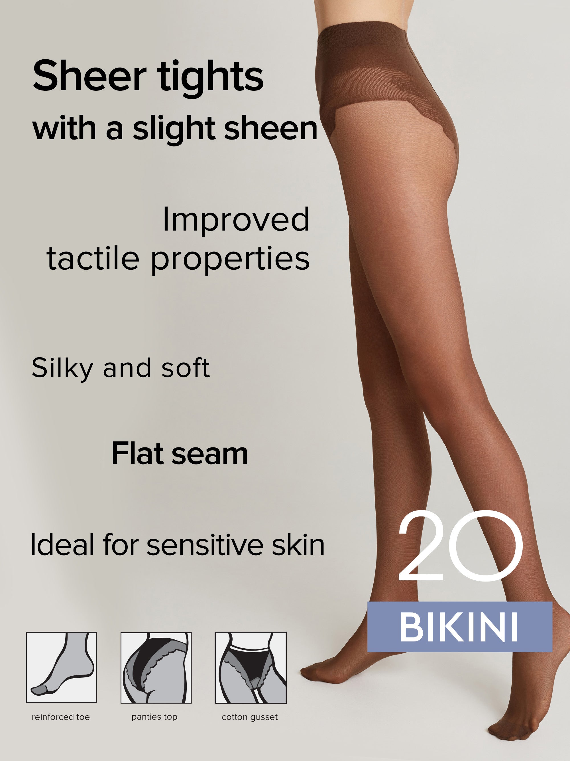 Tights Conte Bikini 20 Den - Ajour Top
