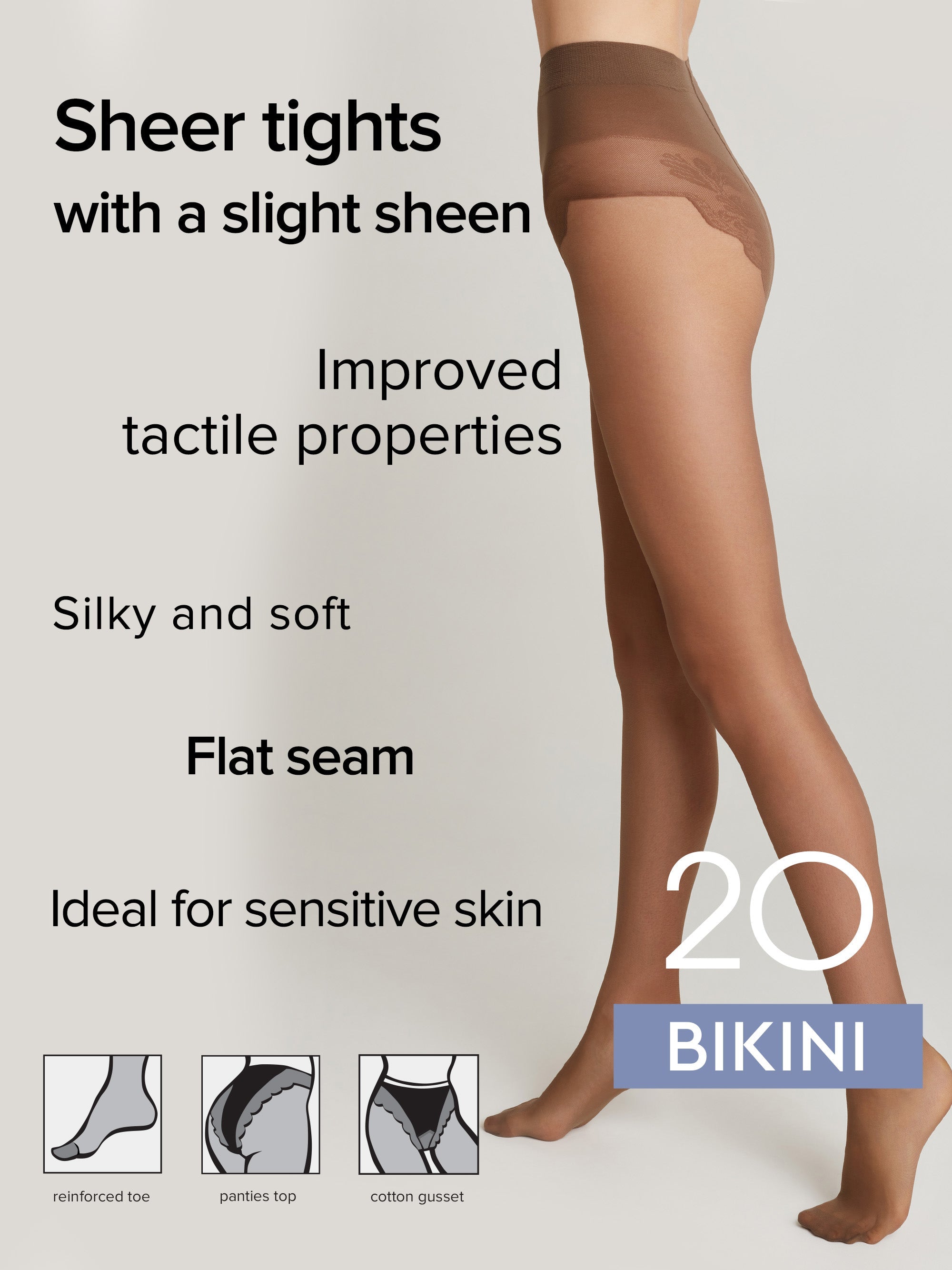 Tights Conte Bikini 20 Den - Ajour Top