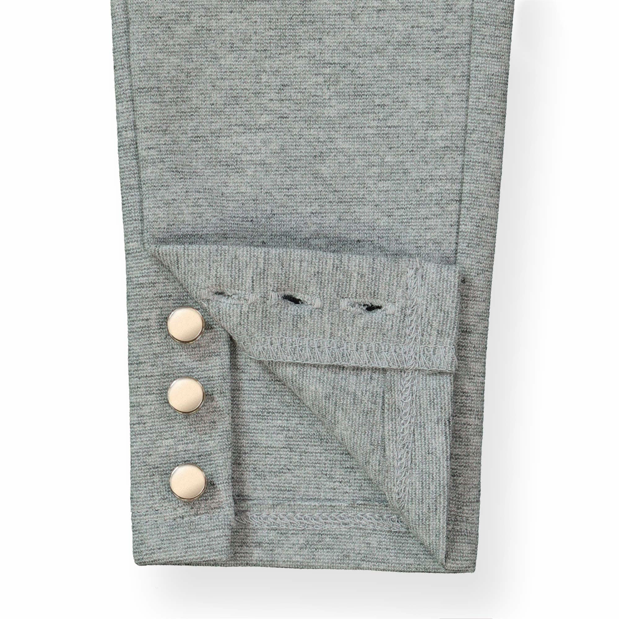 Button Cuff Ponte Pant