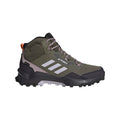 adidas Womens Terrex AX4 Mid Top Gore-TEX Hiking Sneaker Olive Strata/Silver Dawn/Preloved Fig 6.5