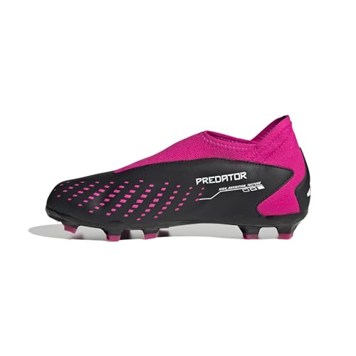 adidas Accuracy.3 Firm Ground Black/White/Team Shock Pink (Laceless) 10.5