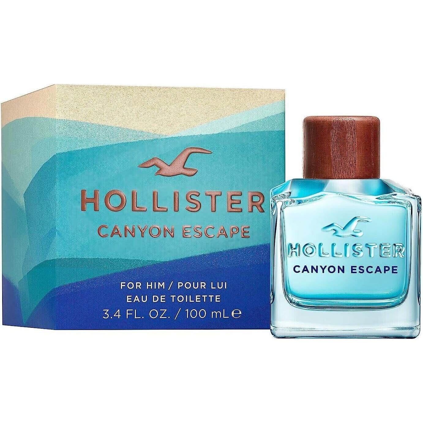 Canyon Escape By Hollister EDT Spray for Men 3.4 oz