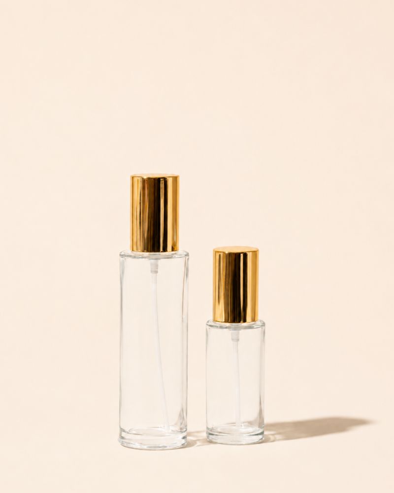 capri glass perfume bottles