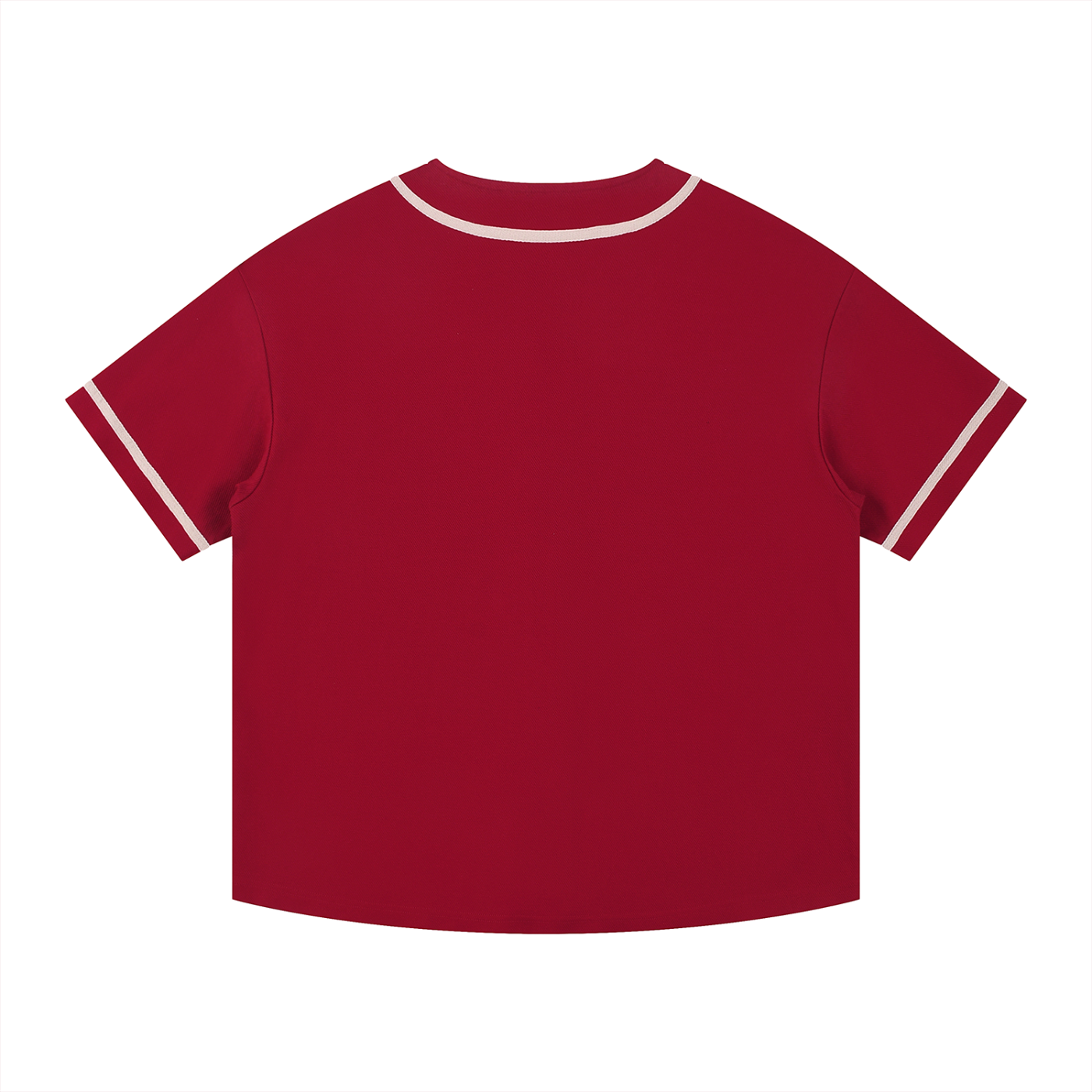 KAY BANZZ Contrast Piped Button-Up Jersey
